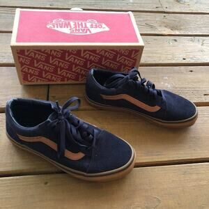 Vans Old Skool (Suede) Navy Sky Captain/Gum Shoes